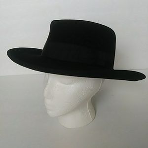 Dorfman Pacific black wool hat-sz M